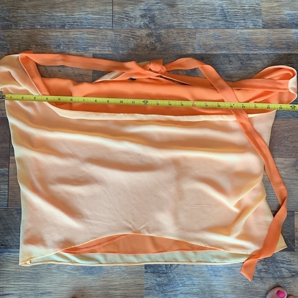 Naked zebra small orange sleeveless blouse box 13 - Picture 4 of 6